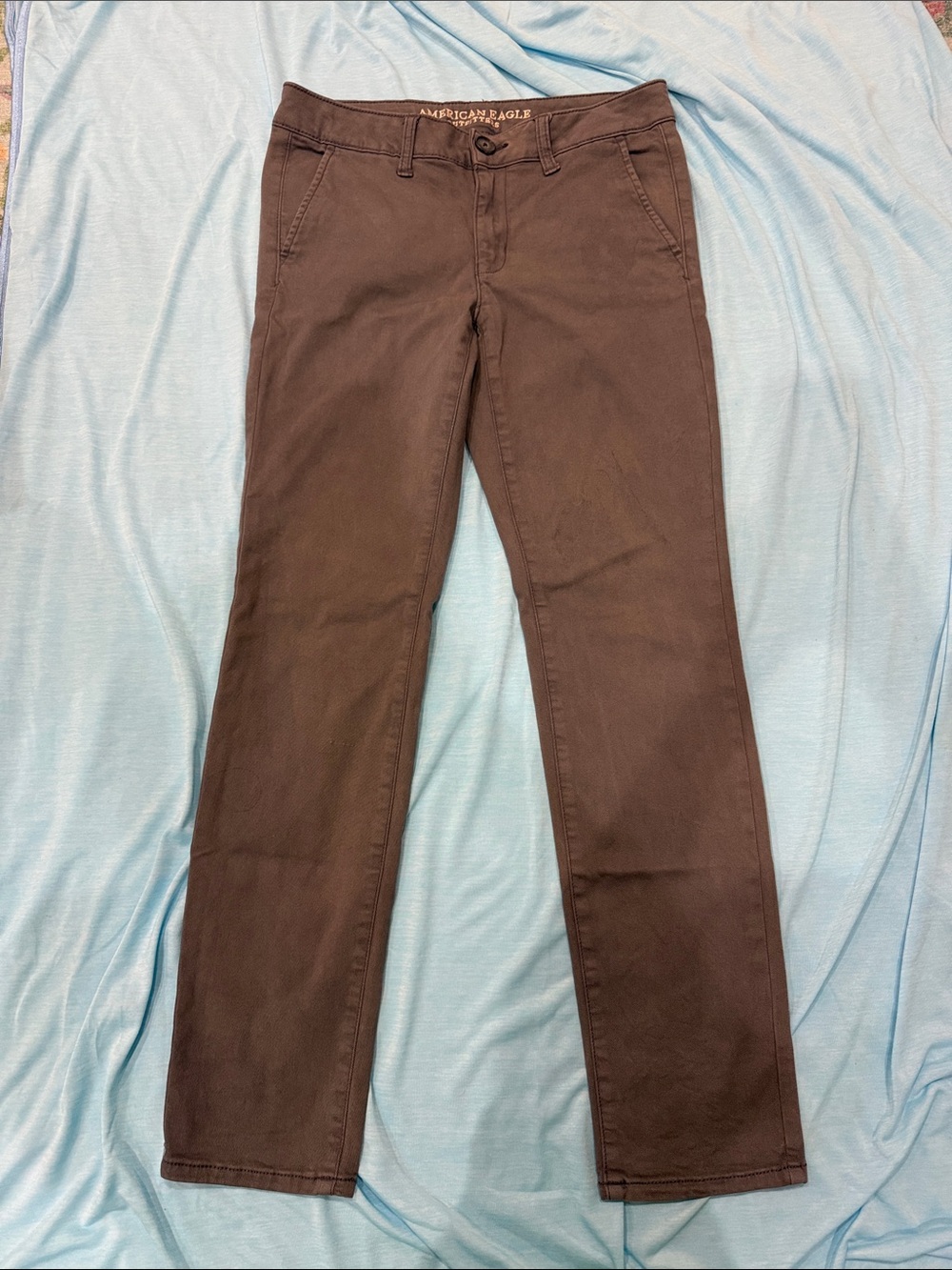 American Eagle Outfitters Skinny Pants Chino Women’s 6 Short AE AEO